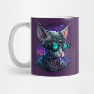 Psychedelic Sphynx Cat 3 Mug